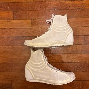 adidas gazelle silver green womens Adidas x Jeremy Scott Angel Reflective Wings Wedge Sneakers 38/38.5 –  darina`s garms main image 0